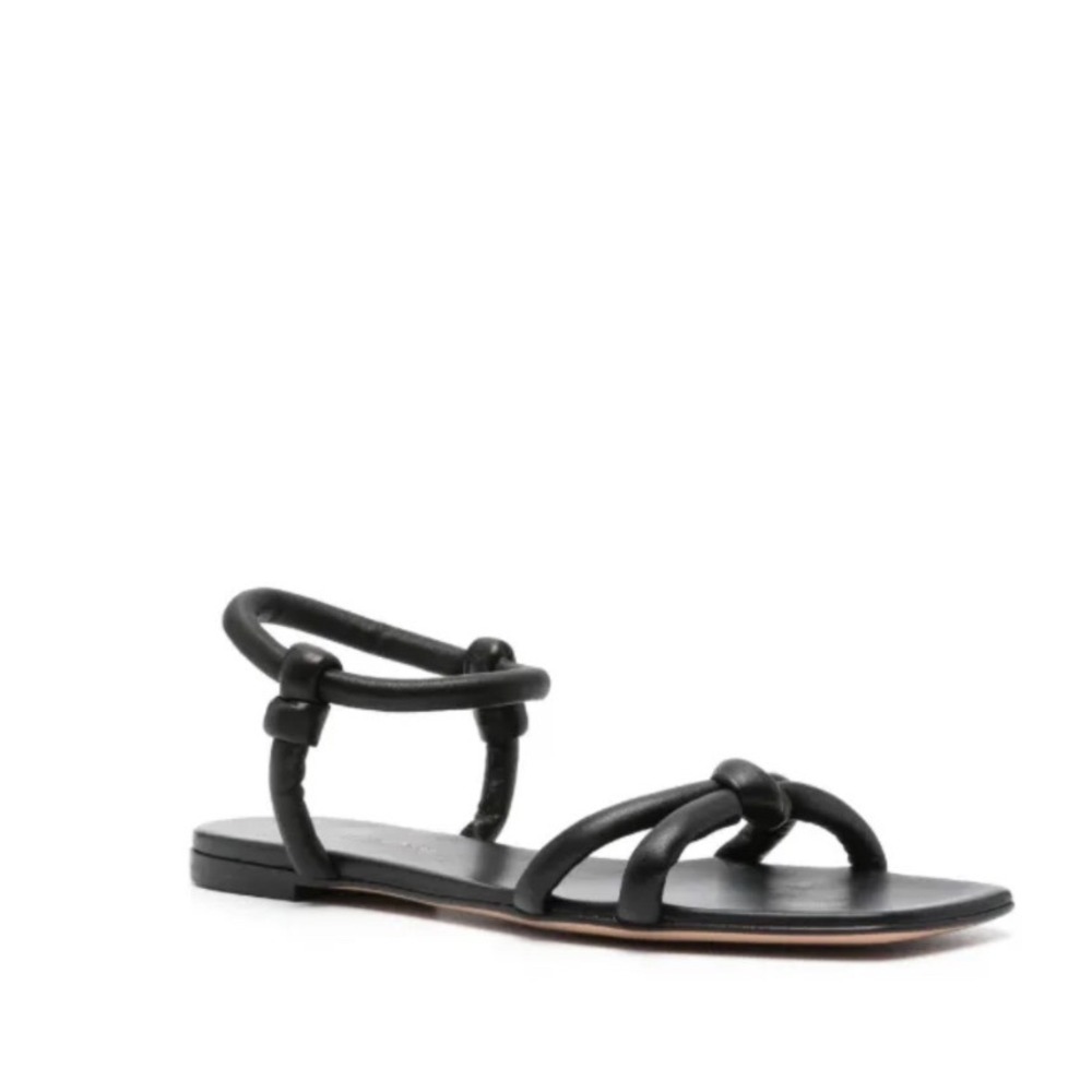Gianvito Rossi Juno leather sandals Black Size 40 US 10
